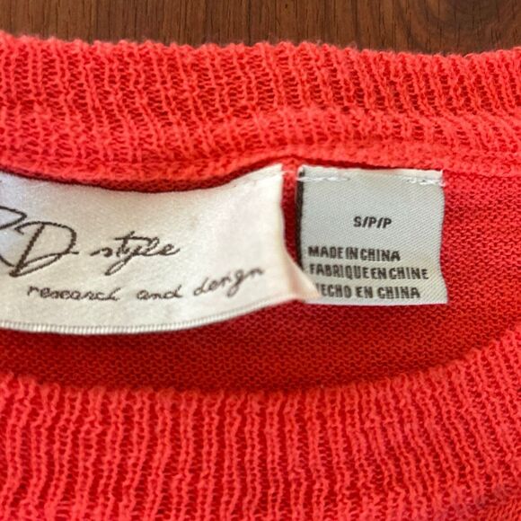 TOPSHOP Pink cropped oversized sweater - Picture 3 of 5